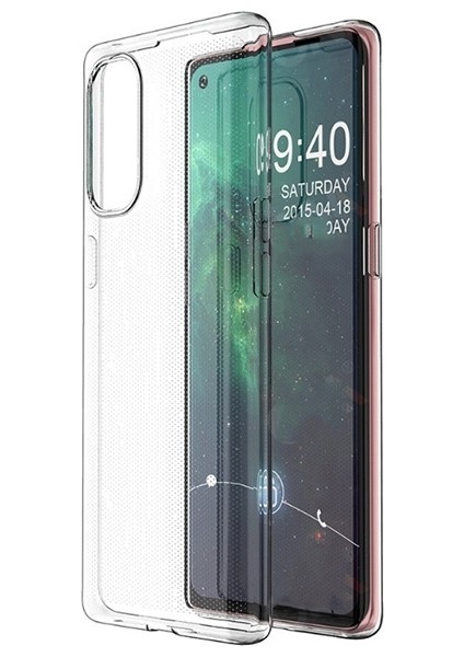 Oppo Reno 4 2.0 mm Şeffaf Silikon Kılıf Shockproof Kılıf AL-33097 Şeffaf modelleri