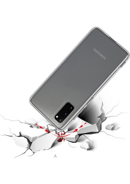 Samsung Galaxy S20- S2 Lite 2.0 mm Şeffaf Silikon Kılıf Shockproof Kılıf -> Şeffaf AL-33101 Şeffaf modelleri