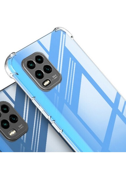 Xiaomi Mi 10 Lite Kamera Koruma Anti-Drop Silikon Kılıf Shockproof Kılıf AL-32989 Şeffaf modelleri