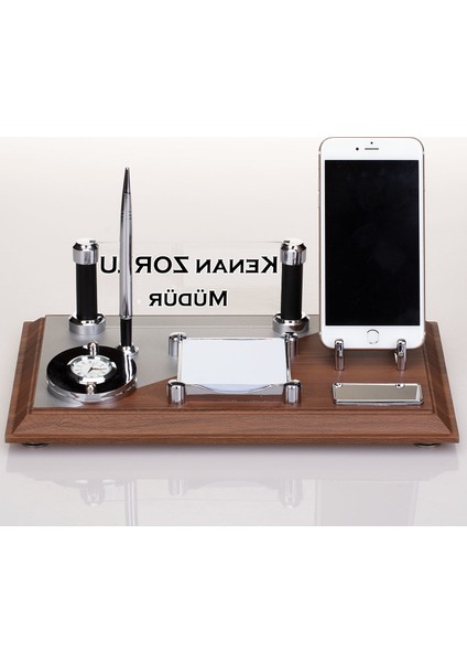 Poseidon Masa İsimlik Seti Deri Ofis Masa İsimliği modelleri