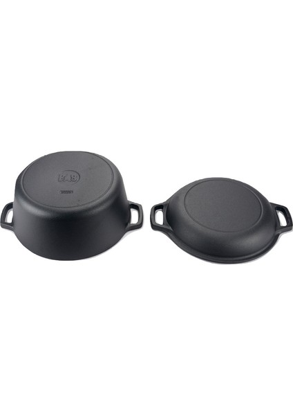 Kaplamasız Demir Döküm İkili Tencere 26 cm fırsatları