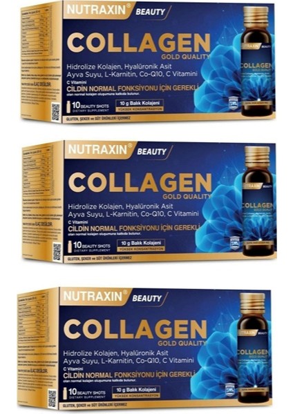 Gold Colagen 10*50 ml 3 Adet