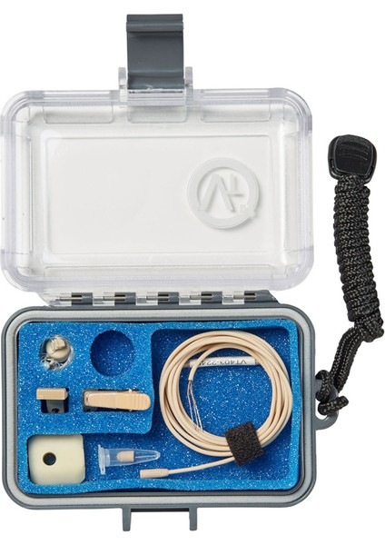 VT403 H/o Ultra Minyatür Bej Yaka Mikrofonu Hirose 4 Pin Konnektörlü