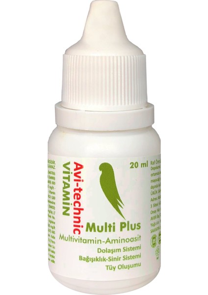 Multi Plus / Kafes Kuşları Için Multivitamin