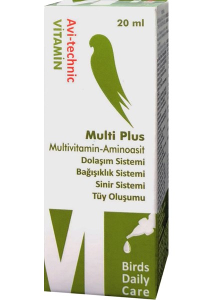 Multi Plus / Kafes Kuşları Için Multivitamin