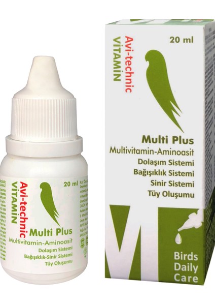 Multi Plus / Kafes Kuşları Için Multivitamin