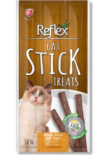 Biftekli Kedi Ödül Çubuğu -Eğitim Çubuğu