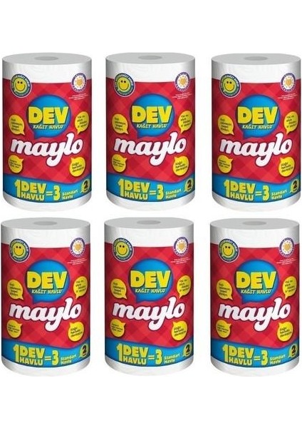 Dev Kağıt Havlu 6'lı Paket