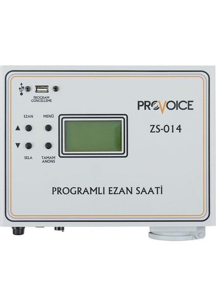 ZS-014 Programlı Ezan Saati Duvar Tipi Ezanmatik