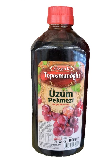 Toposmanoğlu Üzüm Pekmezi 1000 gr