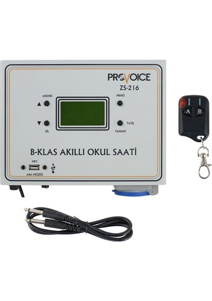 ZS-216 B Klas Usb'li Akıllı Okul Zil Saati