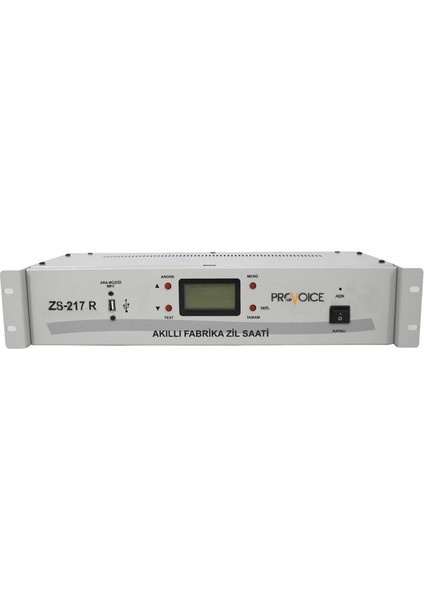 ZS-217R Rack Tipi Akıllı Fabrika Zil Saati