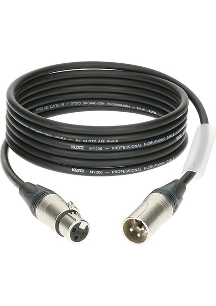 PC/MIC Klotz/Neutrik XLR Dişi-Erkek Hazır Mikrofon Kablosu 15MT