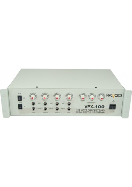 VPX-100 6 Kanal 100 Watt Anfili Mikser