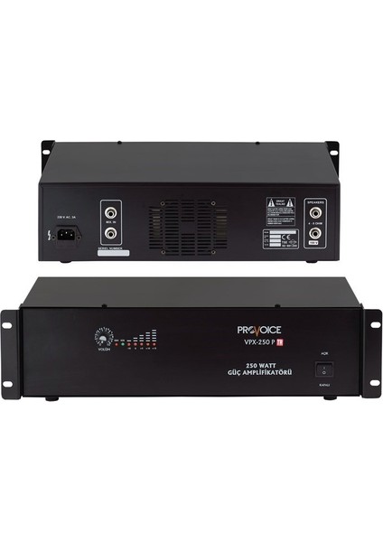 VPX-250P TR 250 Watt Trafolu Power Amplifikatör