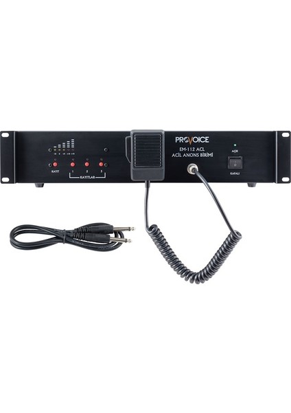 EM-112 ACL Acil Anons Mesaj Ünitesi