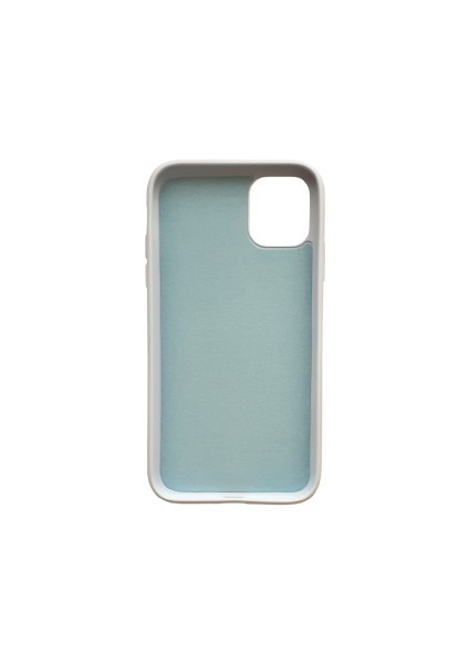 Apple iPhone 11 Pro Max Logolu Lansman Kılıf Gri
