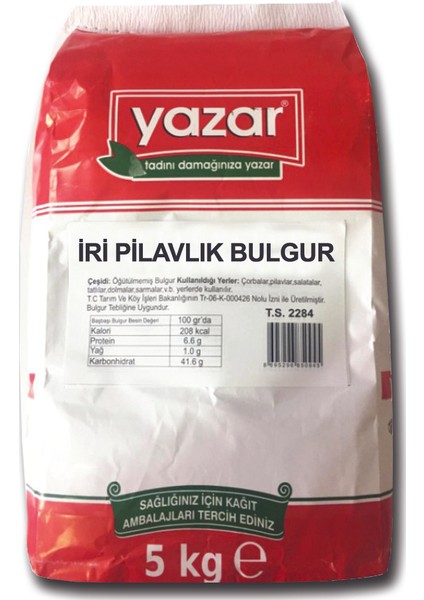 Iri Pilavlık Bulgur 5 kg