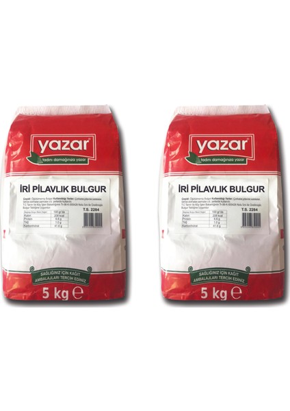 Iri Pilavlık Bulgur 5 kg 2'li