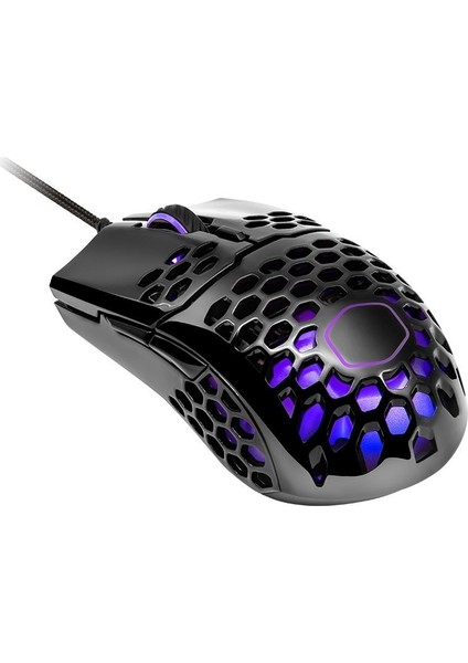 Mastermouse MM711 Rgb Ultra Hafif 60GR Parlak Siyah Optik Profesyonel Oyuncu Faresi