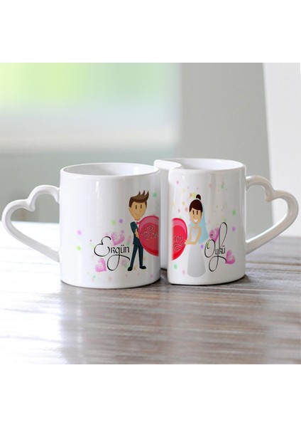 Kişiye Özel Çiftlere Özel Kupa Bardak