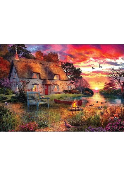 Puzzle 23503 Sunset Cottage 4000 Parça fiyatları