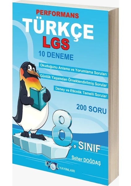 İdol Yayınları 8.Sınıf Türkçe Performans 10'Lu Deneme