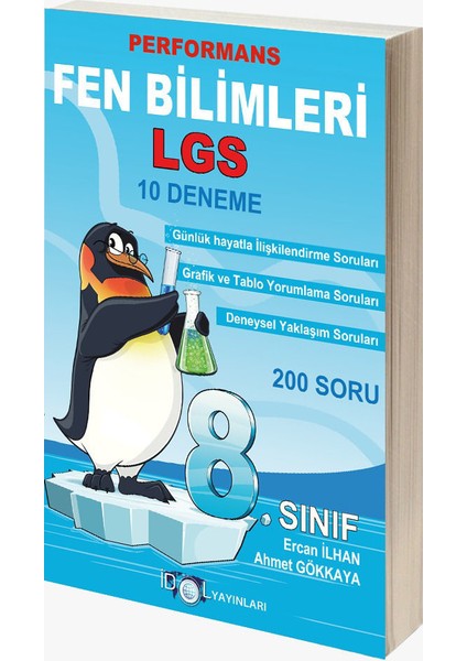 İdol Yayınları 8.Sınıf Fen Bilimleri Performans 10'Lu Deneme