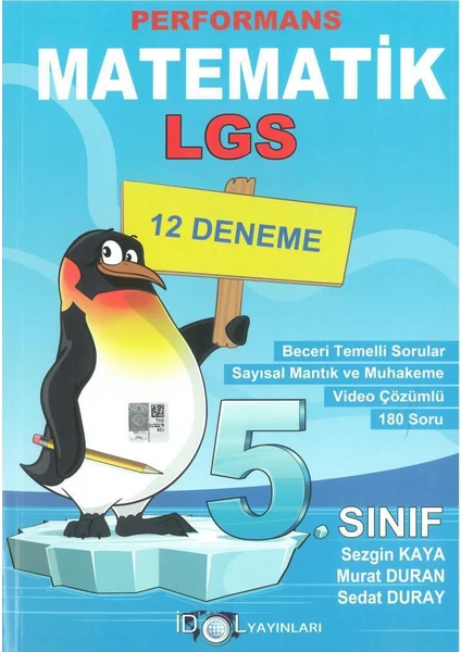 İdol Yayınları 5.Sınıf Matematik Performans 12'Li Deneme