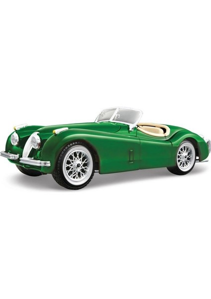 Jaguar Xk 120 Roadser (1951) Yeşil 1:24 Model Araba