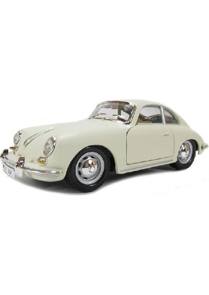 1961 Porsche 356B Coupe Krem 1:24 Model Araba fiyatları