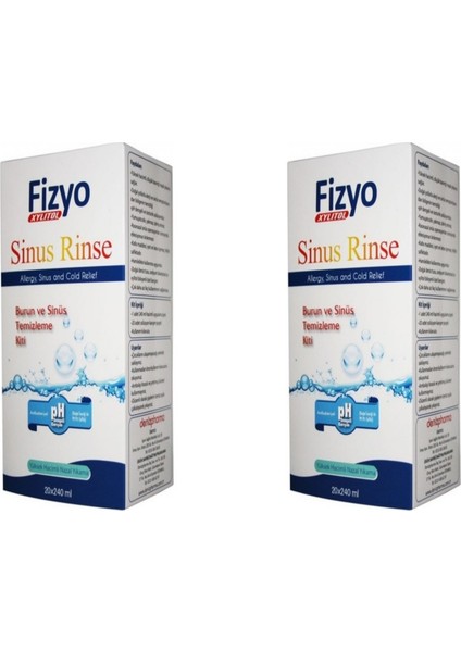 Fizyo Sinus Rinse Yetişkin 240 ml - 2 Adet