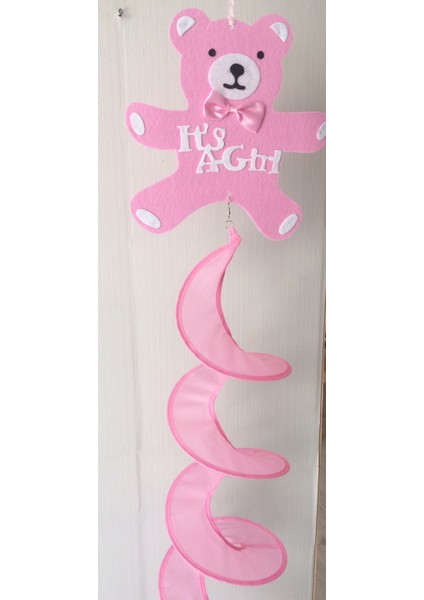 Dekoratif Ayı Objeli Ortam Dekoru, Bebek Odası Için, Hediyelik Pembe modelleri