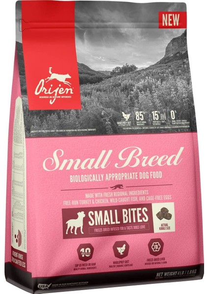 Orıjen Small Breed Puppy ve Adult Köpek Maması 1,8 kg