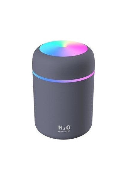 LED Işıklı Mini Ortam Oda Hava Nemlendirici ve Taşınabilir Buhar Makinesi H2O Humidifier