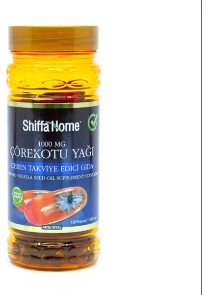 Shiffa Home Çörekotu Yağı 1000 mg 100 Softjel