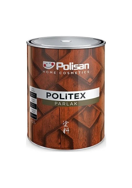 Politex Ahşap Koruyuculu Parlak Vernik 0.75 Lt  15 Renk