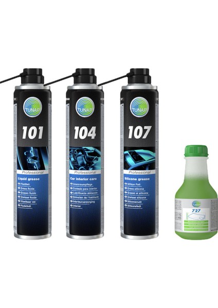 Araç Bakım Seti 101-104-107 727 + Cam Suyu