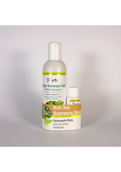 Doğal Sarmaşık Özlü Bitkisel Şampuan 500 ml + Losyon 75 ml