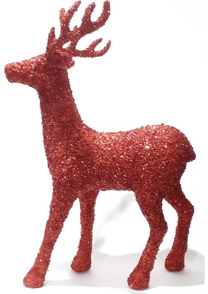 Yılbaşı Yeni Yıl Geyik Süs Dekor Kırmızı fiyatları