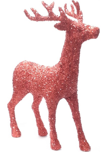 Yılbaşı Yeni Yıl Geyik Süs Dekor Kırmızı fırsatları