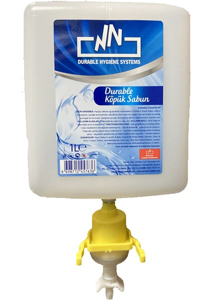 1 L Sensörlü Sabun Dispenser Cihazı + 2 L Sabun Kartuş