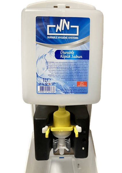 1 L Sensörlü Sabun Dispenser Cihazı + 2 L Sabun Kartuş