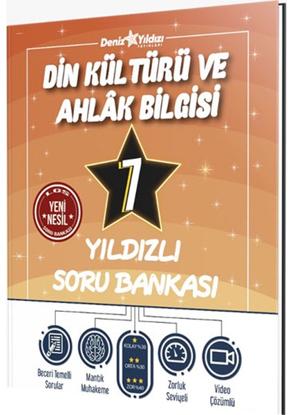 7. Sınıf Din Kültürü ve Ahlak Bilgisi Yıldızlı Soru Bankası