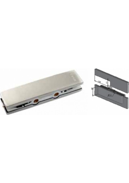 Cam Kapı Büyük Tekli Menteşe Kh 454