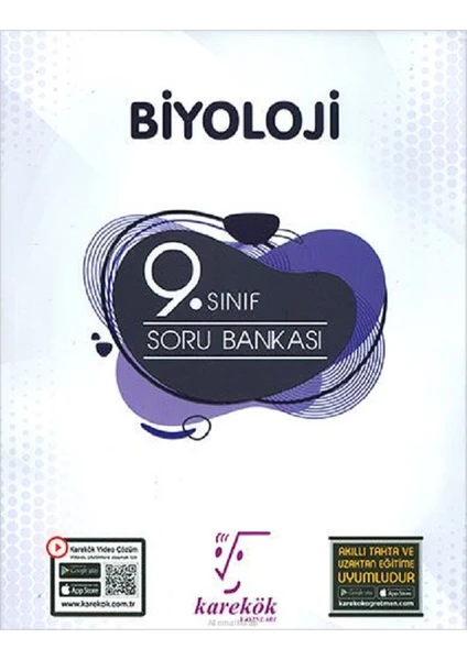 Karekök Yayıncılık 9. Sınıf Biyoloji Soru Bankası