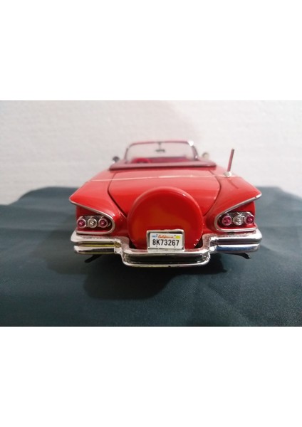 1958 Model Chevy Impala, Kutulu, Metal, Kırmızı fiyatları