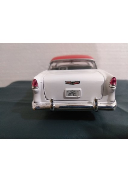 1955 Model Chevy Belair Kutulu, Metal, Kırmızı fiyatları