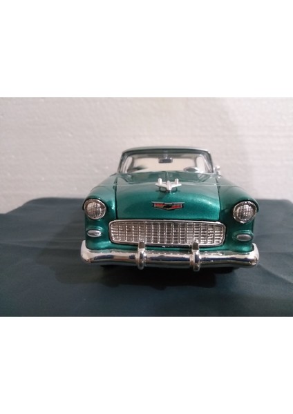 1955 Model Chevy Belair Kutulu, Metal, Yeşil modelleri