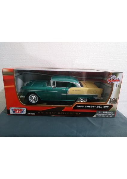 1955 Model Chevy Belair Kutulu, Metal, Yeşil fırsatları